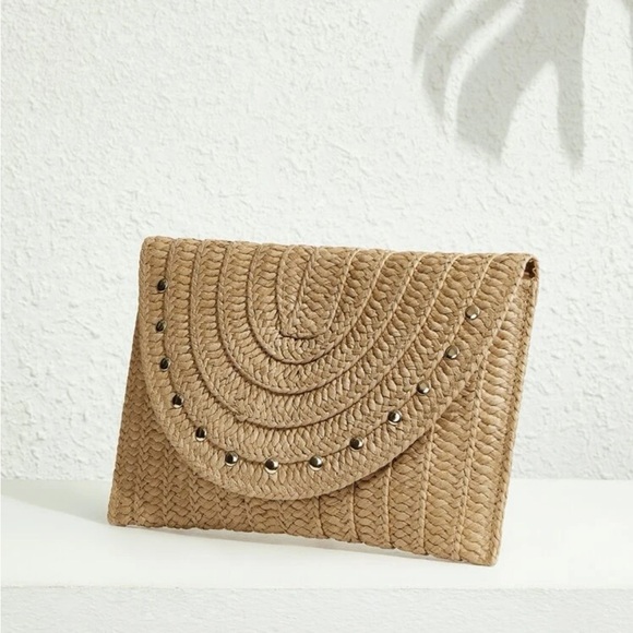 Boho straw crossbody bag - Picture 6 of 6